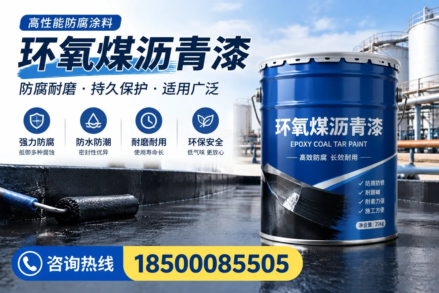 环氧煤沥青漆与传统涂料的对比，哪种更适合白银？